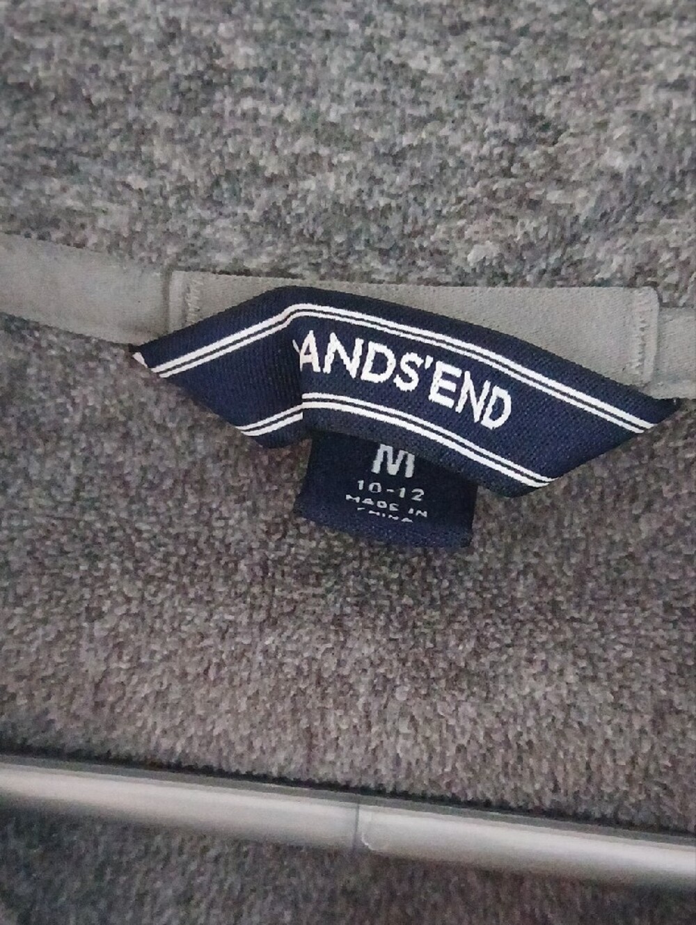 Lands End Girls Quarter Zip - Picture 2 of 4